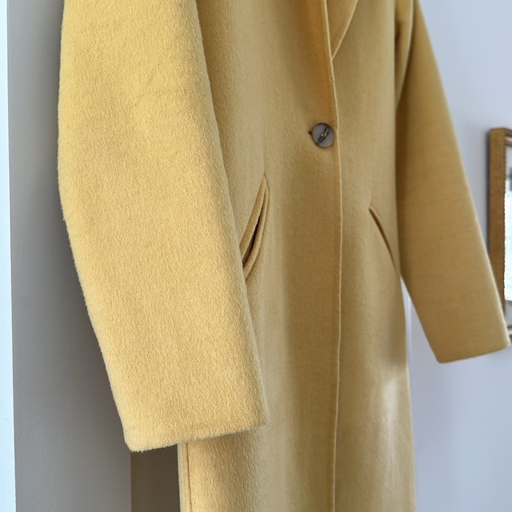 Rachel Zoe Women's Yellow Coat - Picture 4 of 9
